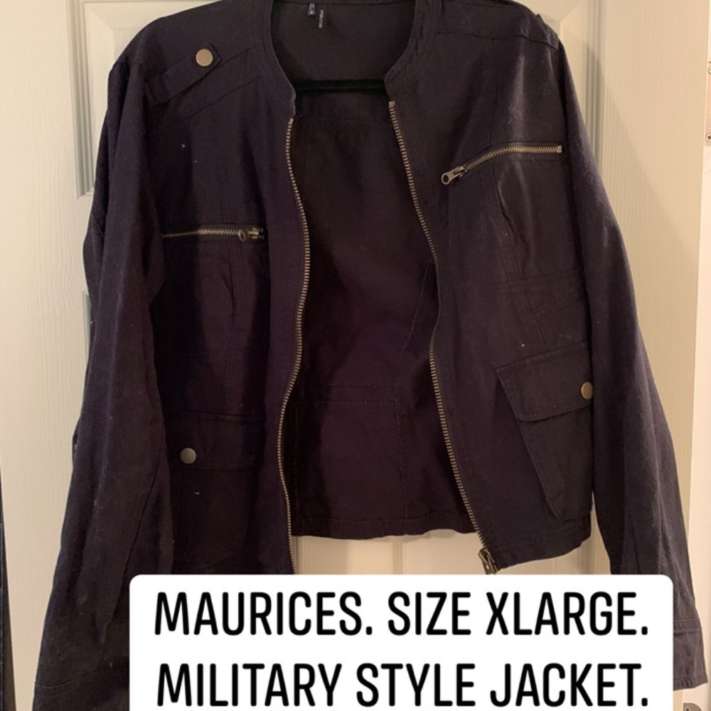 Black Military Style Jacket